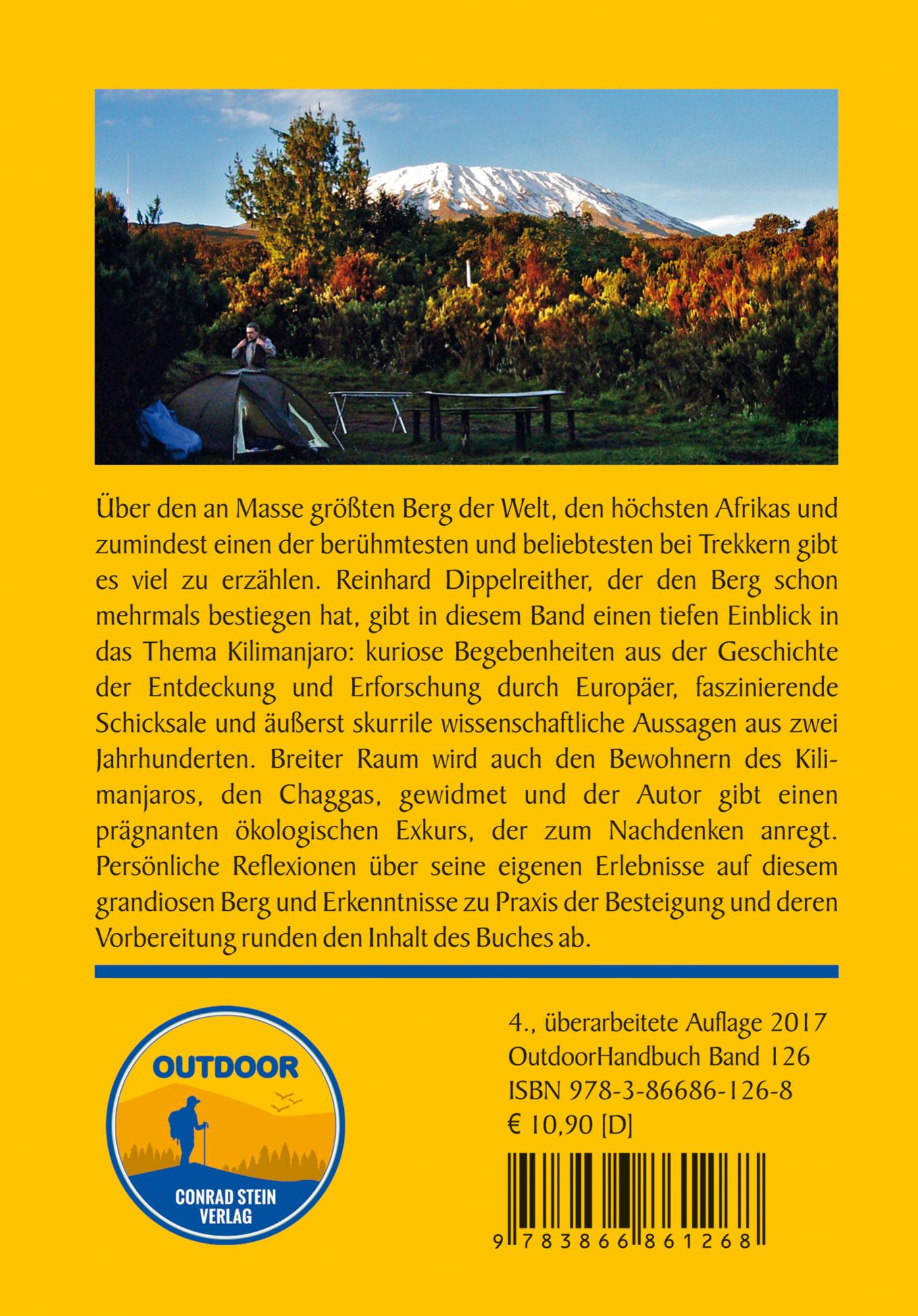 Rückseitencover Kilimanjaro Lesebuch