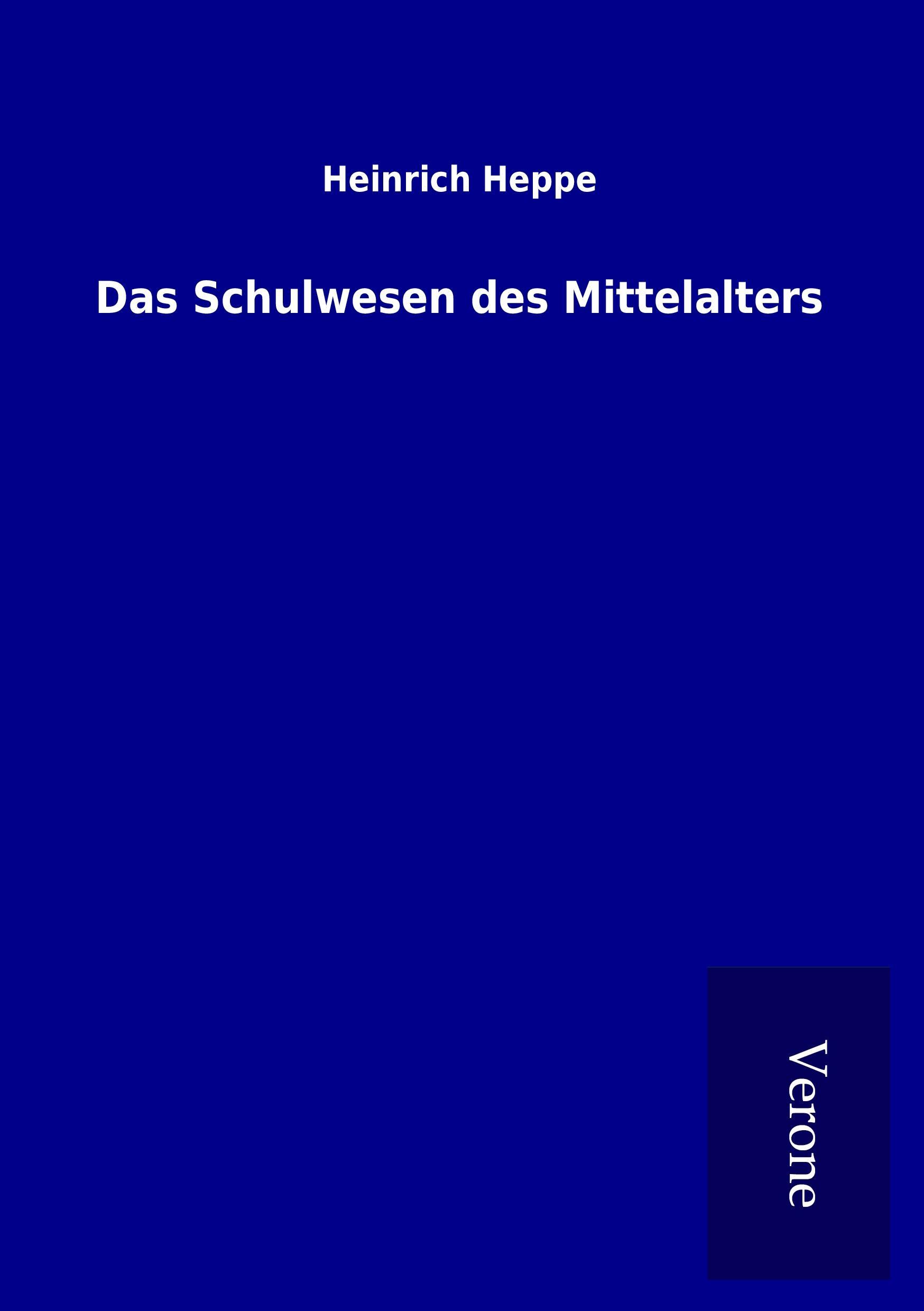 Vorderes Coverbild Das Schulwesen des Mittelalters