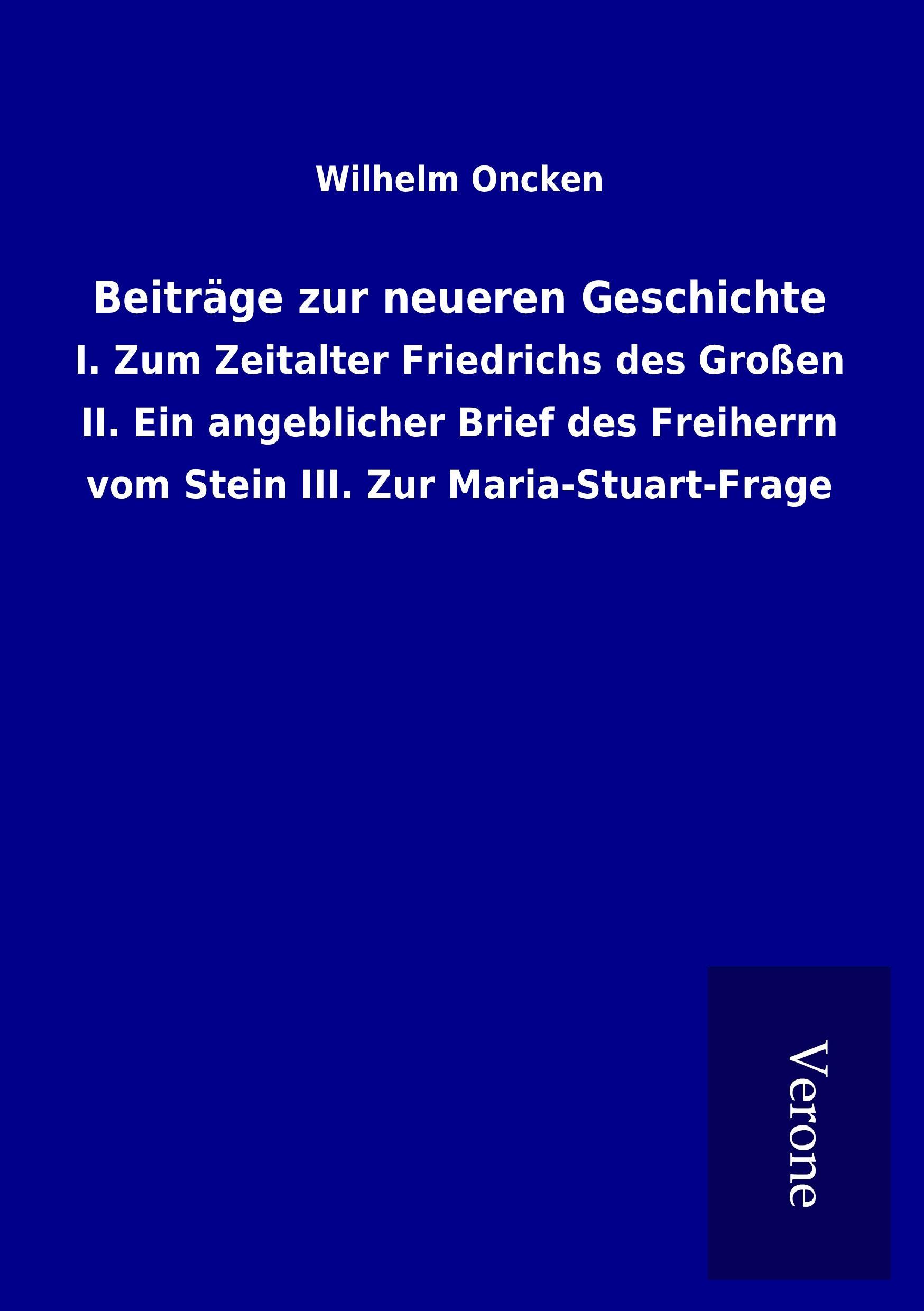 Vorderes Coverbild Beiträge zur neueren Geschichte
