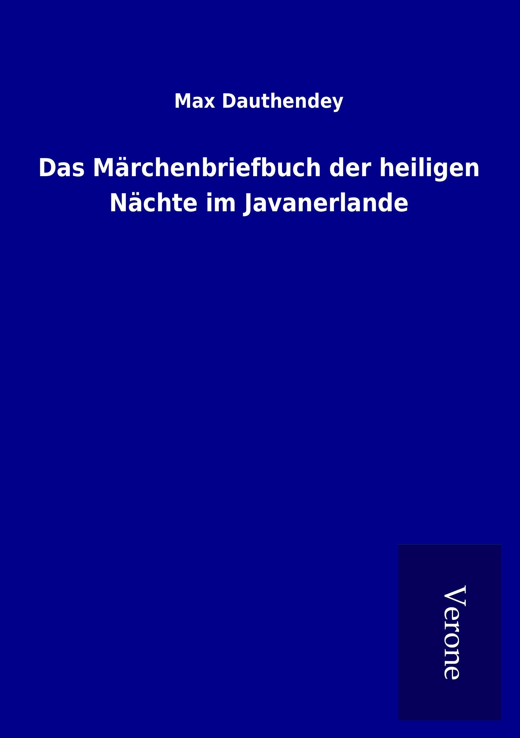 Vorderes Coverbild Das Märchenbriefbuch der heiligen Nächte im Javanerlande