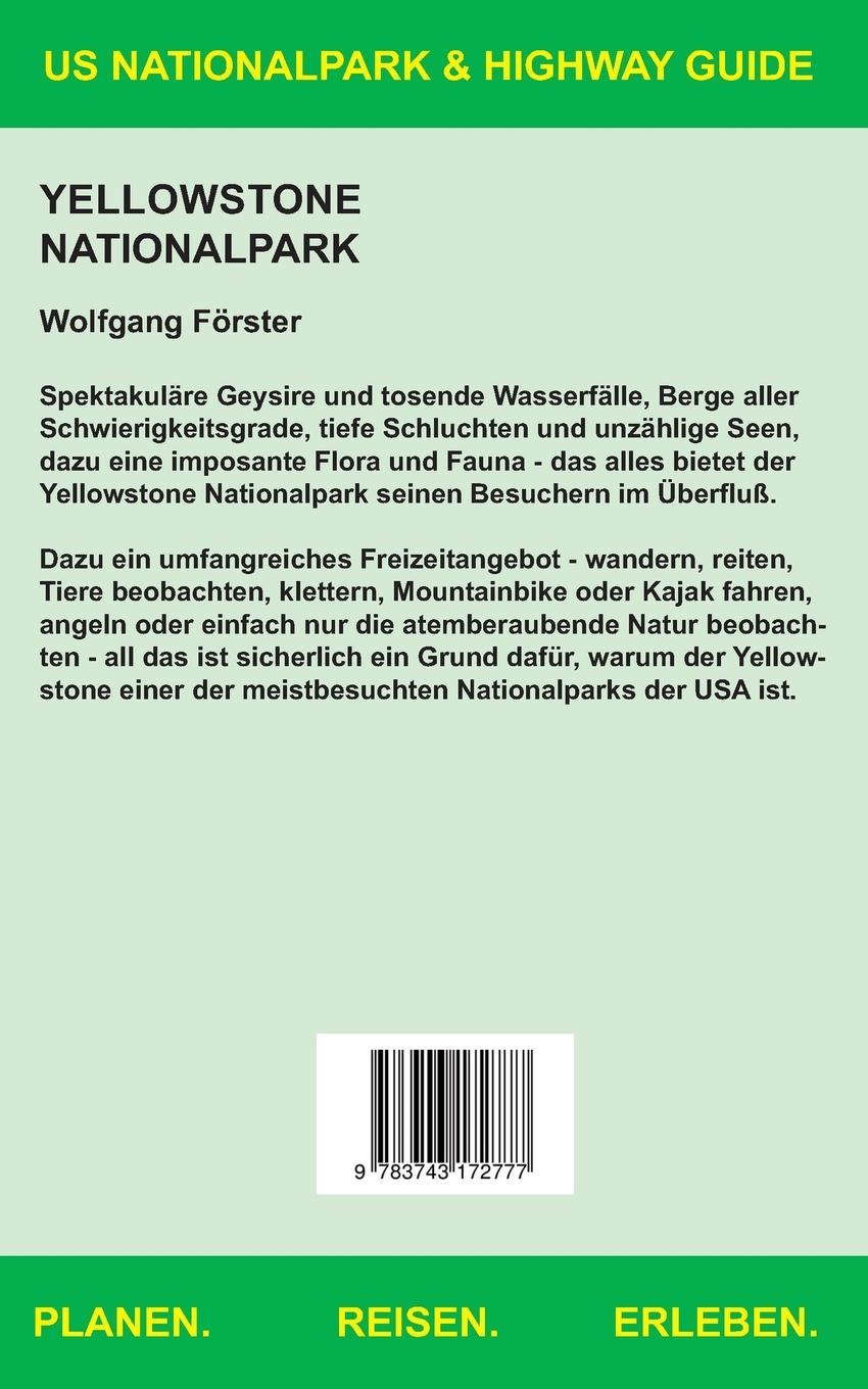 Rückseitencover Yellowstone Nationalpark