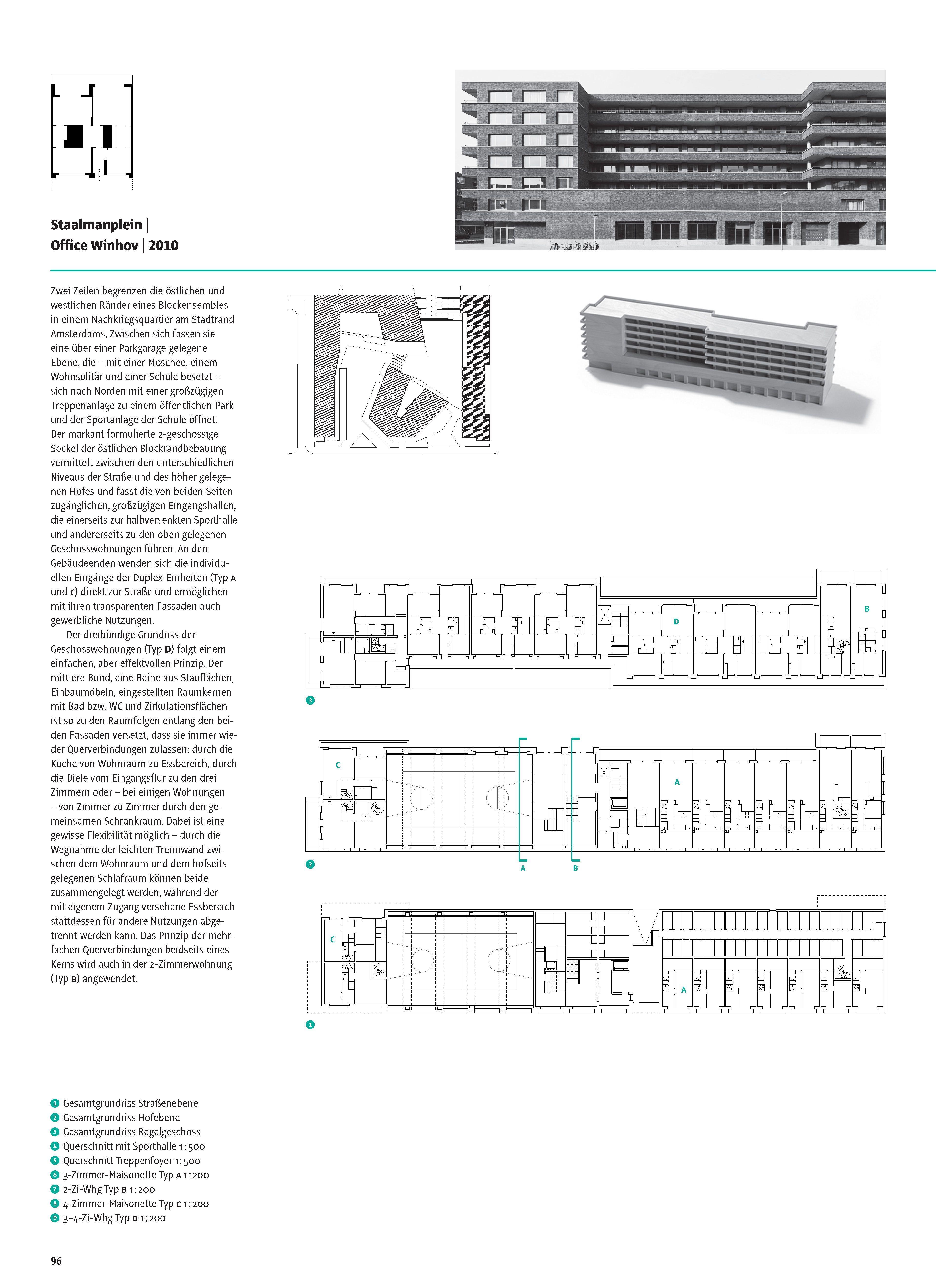 Beispielinhalt (Bild) Grundrissatlas Wohnungsbau