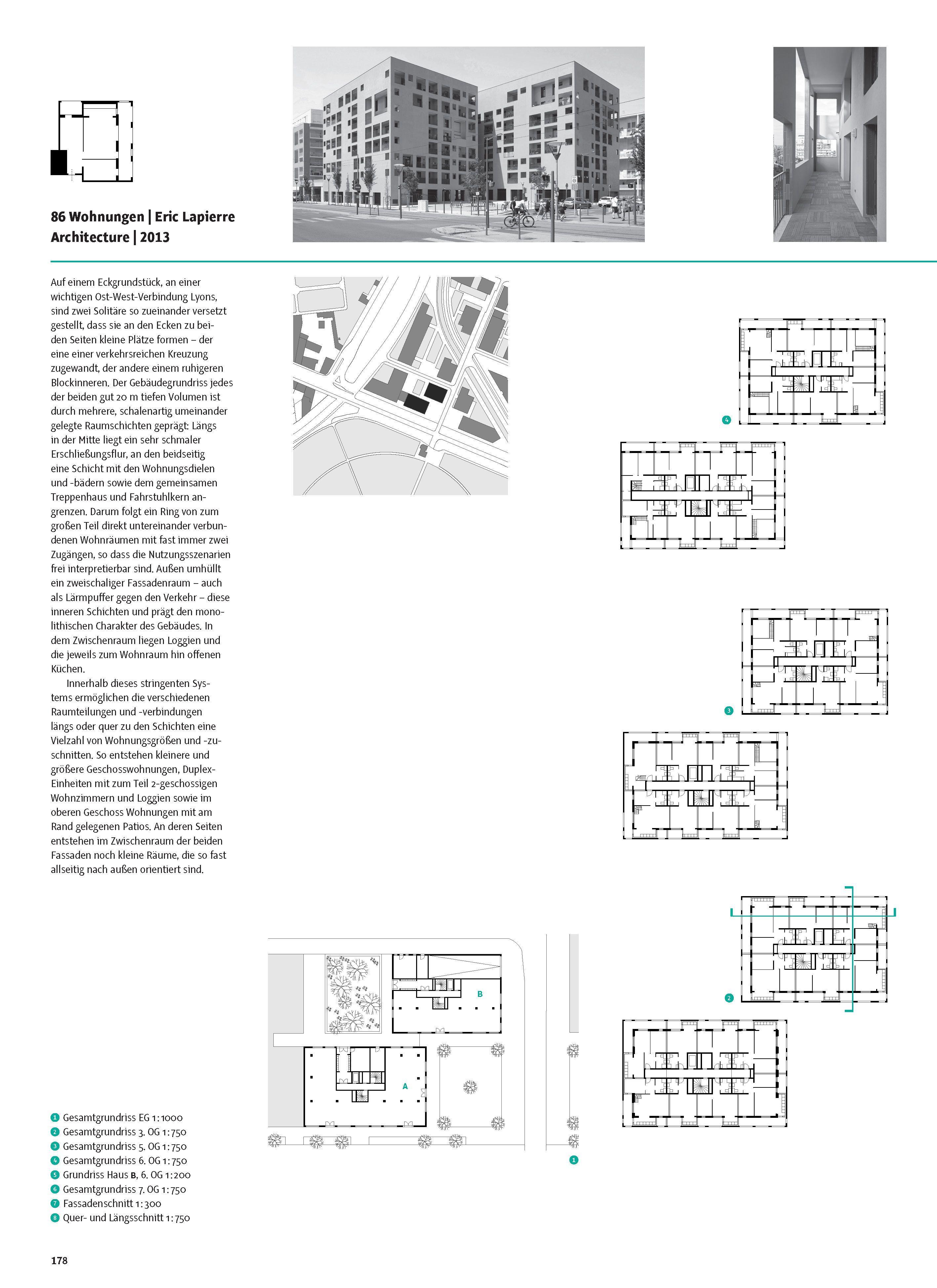 Beispielinhalt (Bild) Grundrissatlas Wohnungsbau