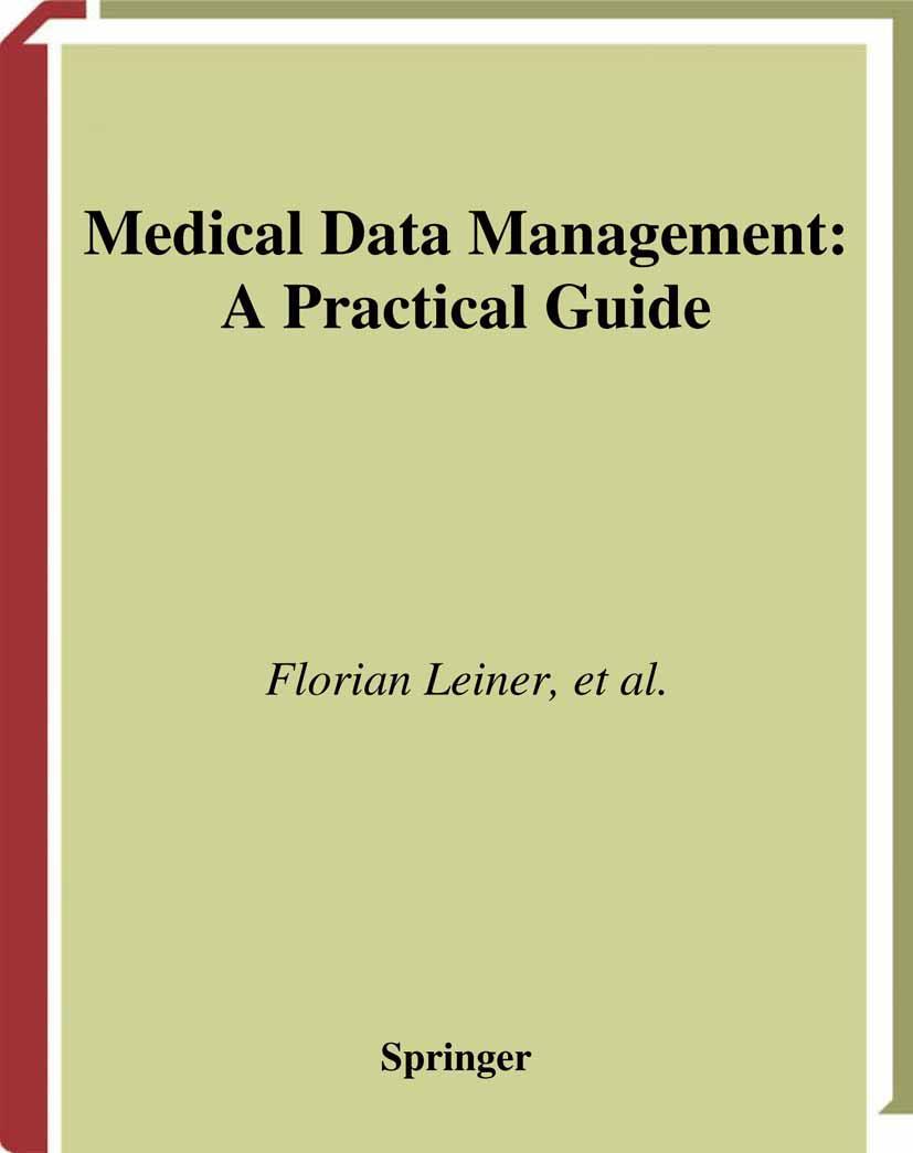 Vorderes Coverbild Medical Data Management