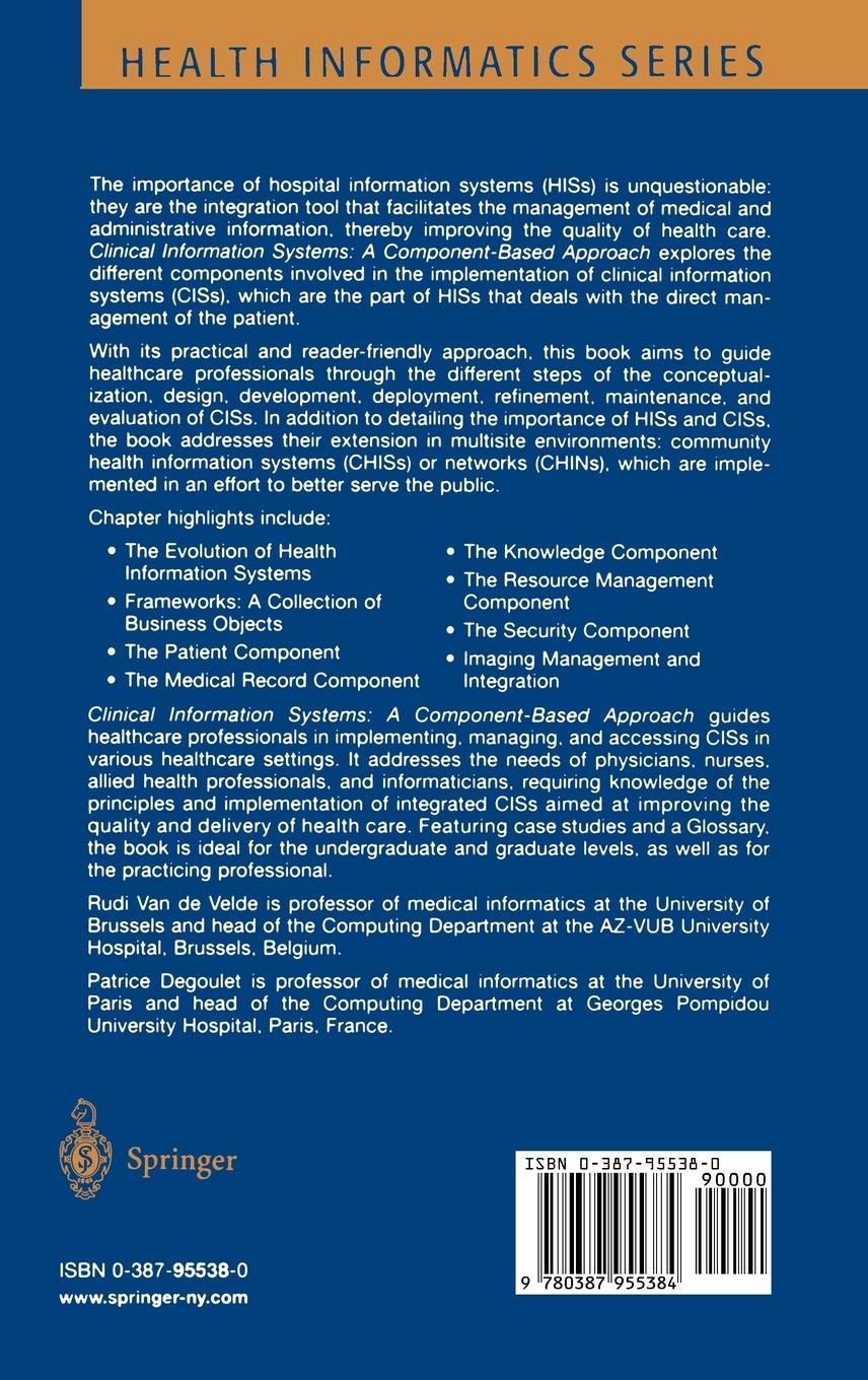 Rückseitencover Clinical Information Systems