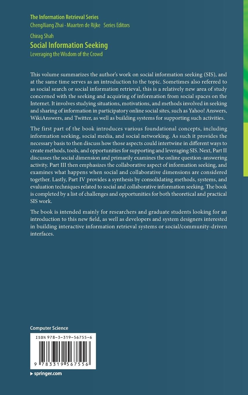 Rückseitencover Social Information Seeking