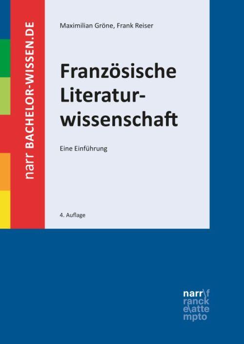 Vorderes Coverbild Französische Literaturwissenschaft