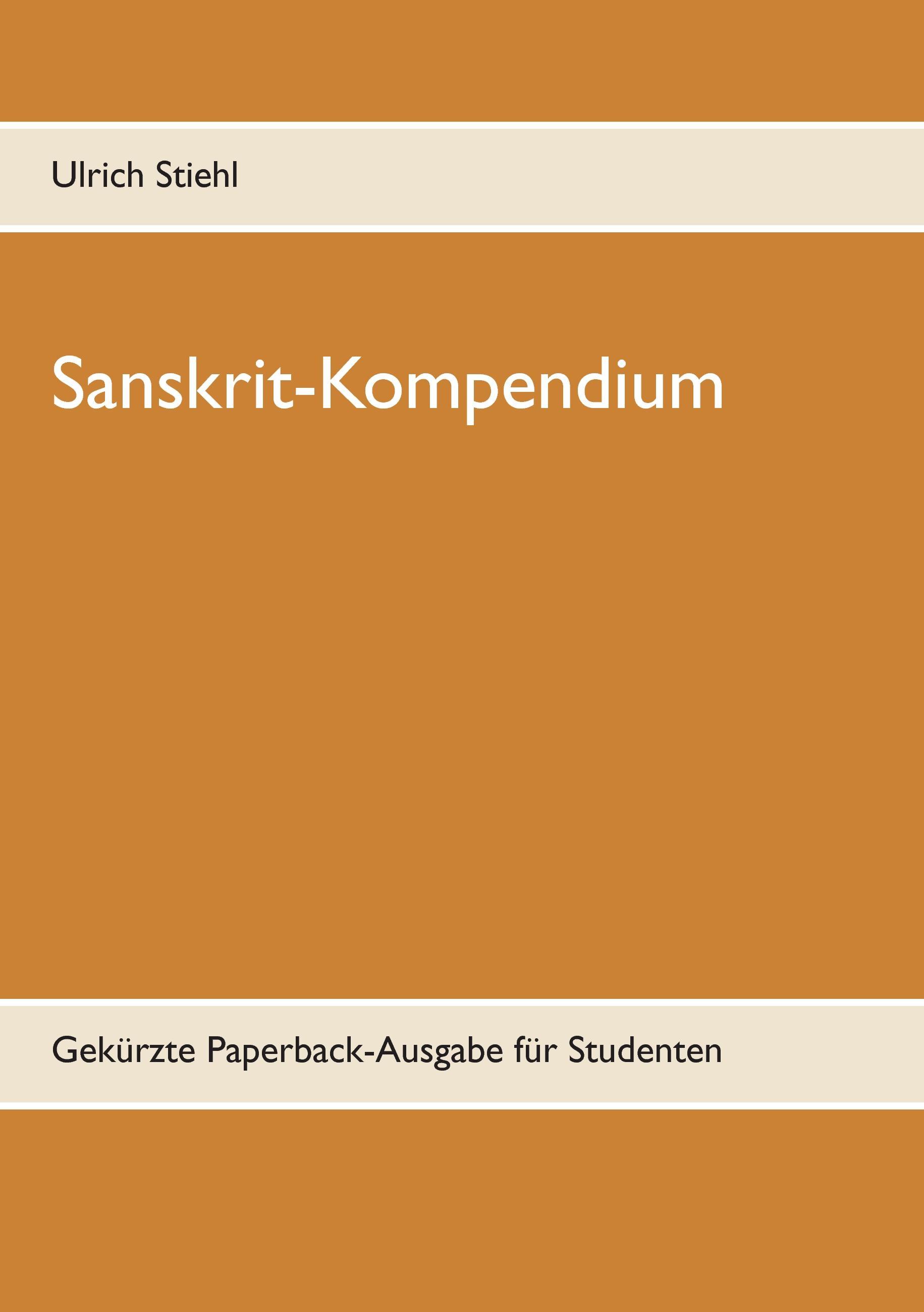 Vorderes Coverbild Sanskrit-Kompendium