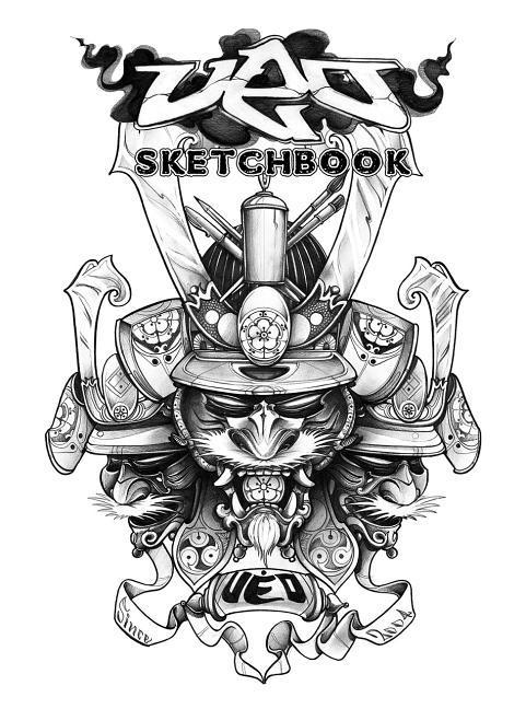 Vorderes Coverbild Ueo Tattoo Sketchbook Volume 2