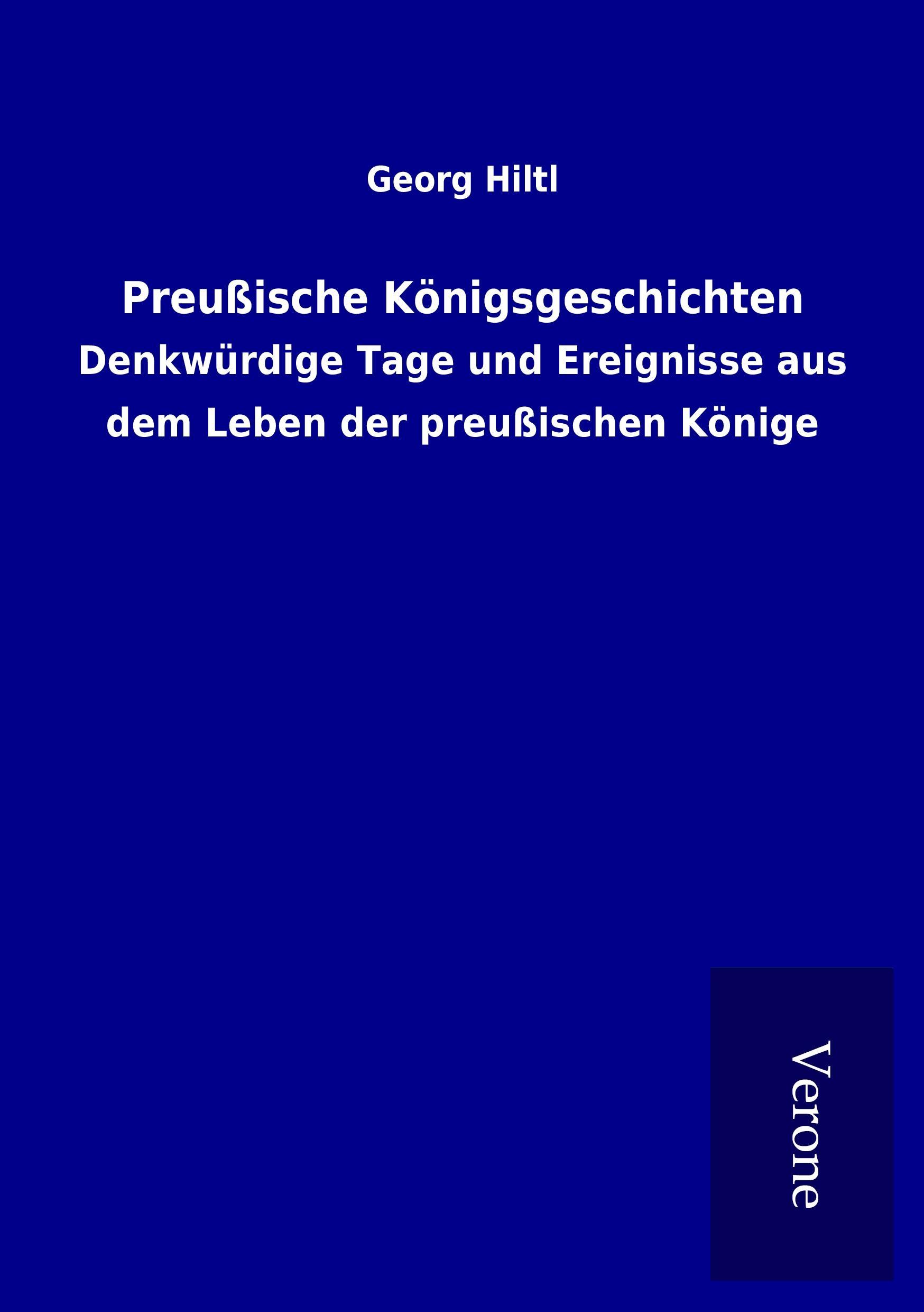 Vorderes Coverbild Preußische Königsgeschichten