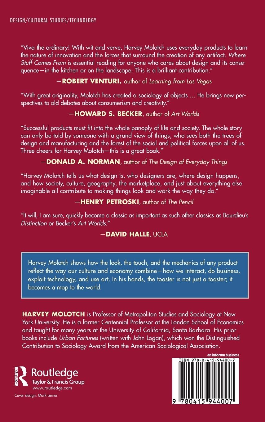 Rückseitencover Where Stuff Comes From