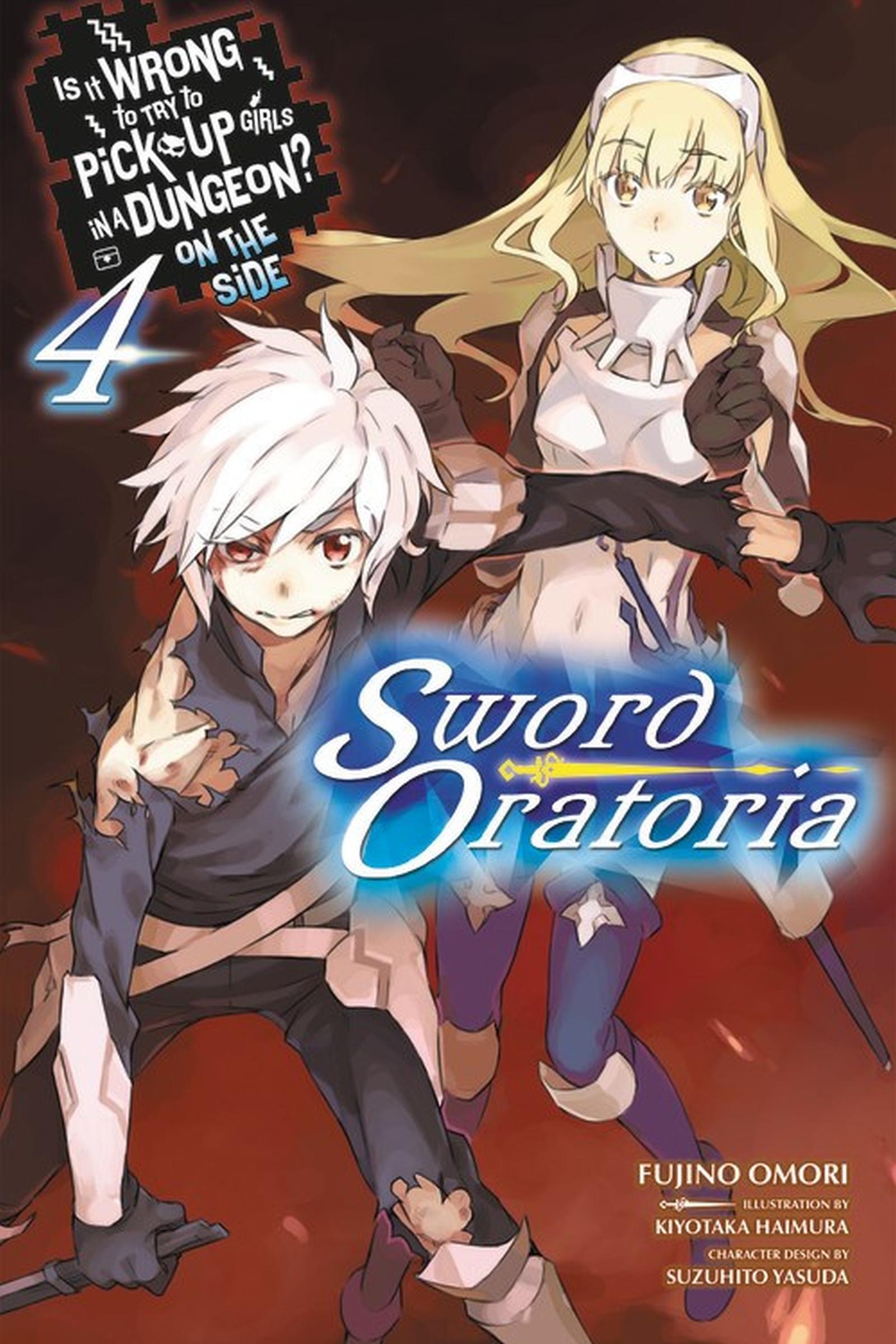 Vorderes Coverbild Is It Wrong to Try to Pick Up Girls in a Dungeon? on the Side: Sword Oratoria, Vol. 4 (Light Novel)