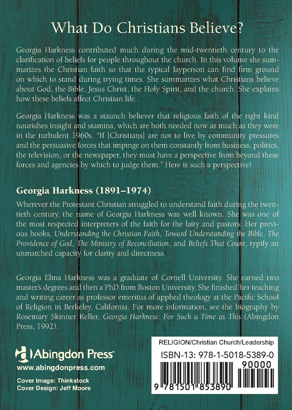 Rückseitencover What Christians Believe