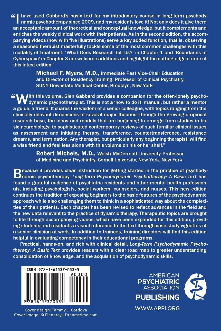 Rückseitencover Long-Term Psychodynamic Psychotherapy
