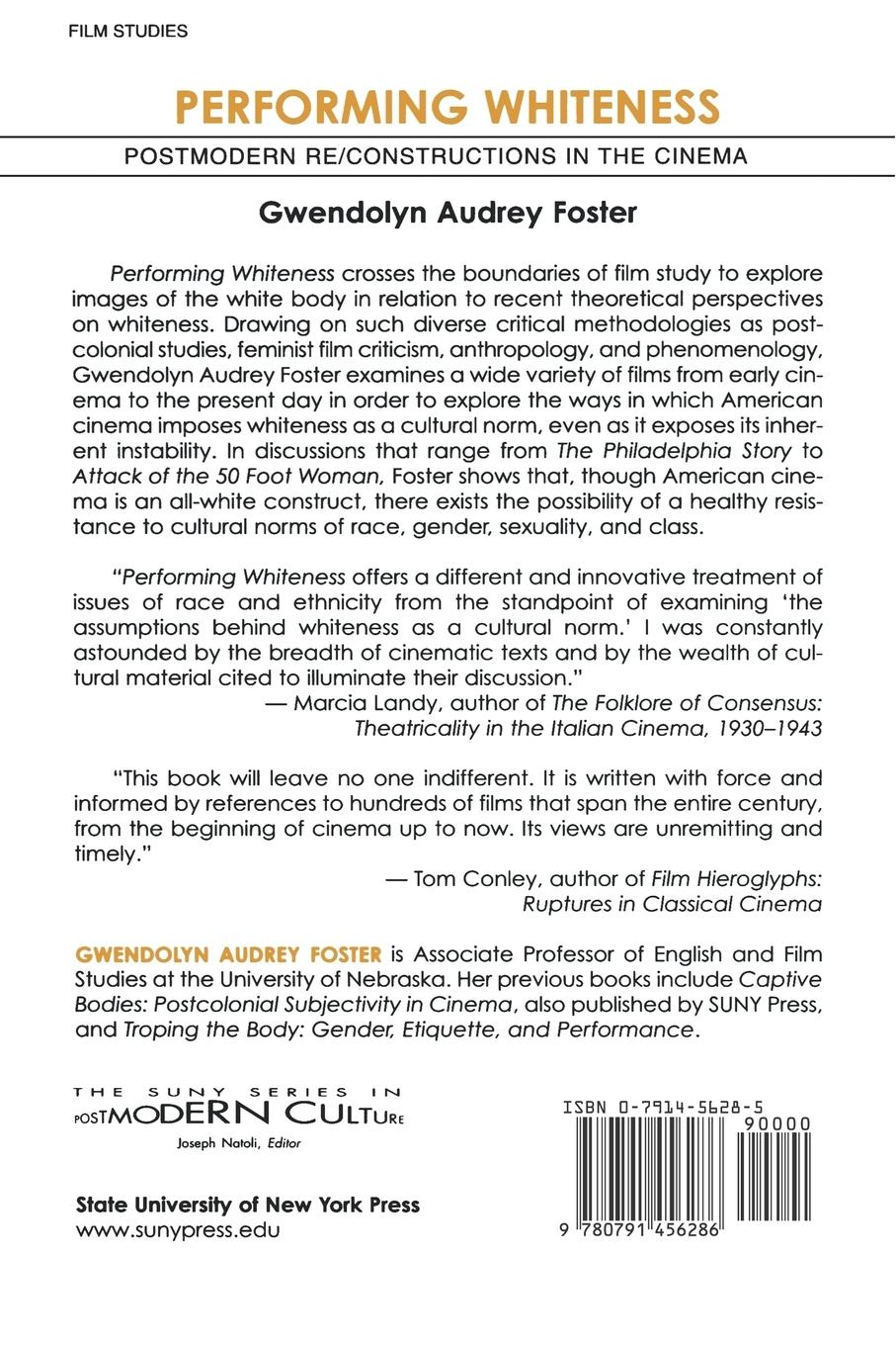 Rückseitencover Performing Whiteness