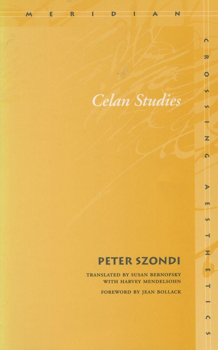 Vorderes Coverbild Celan Studies