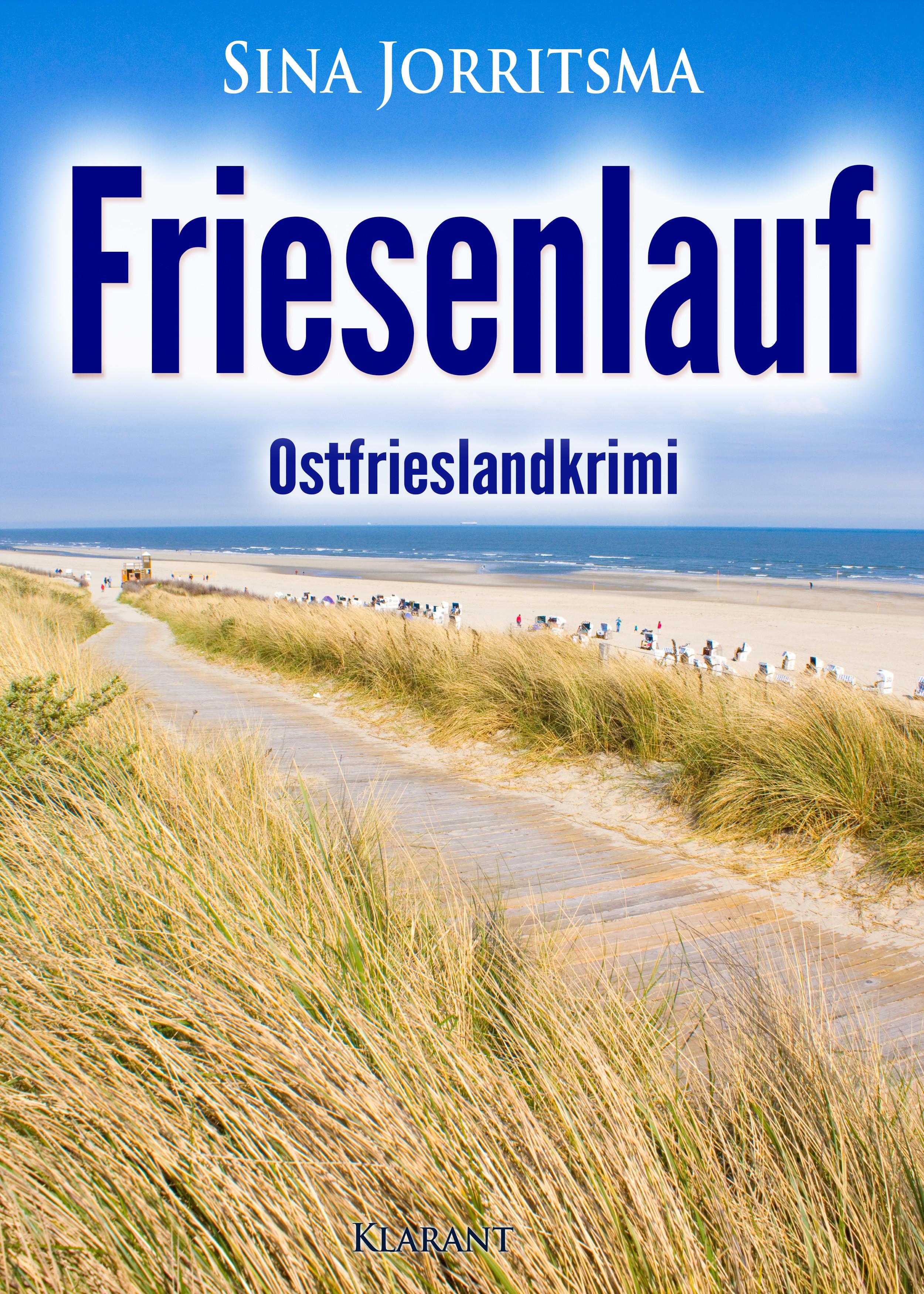 Vorderes Coverbild Friesenlauf. Ostfrieslandkrimi