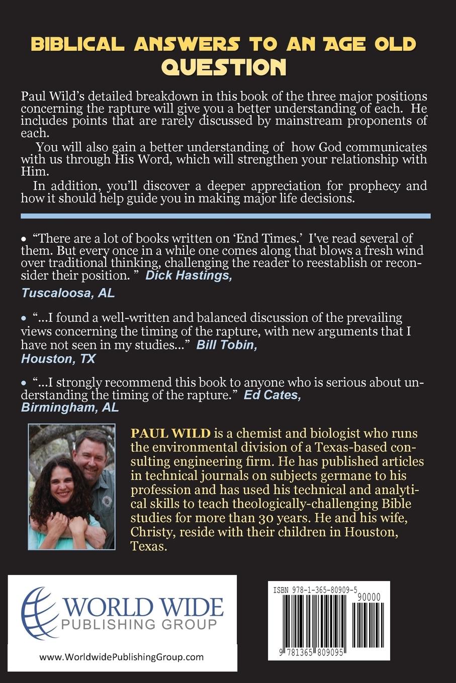 Rückseitencover The Timing of the Rapture