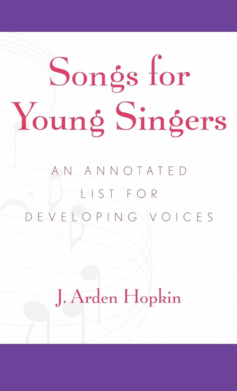 Vorderes Coverbild Songs for Young Singers
