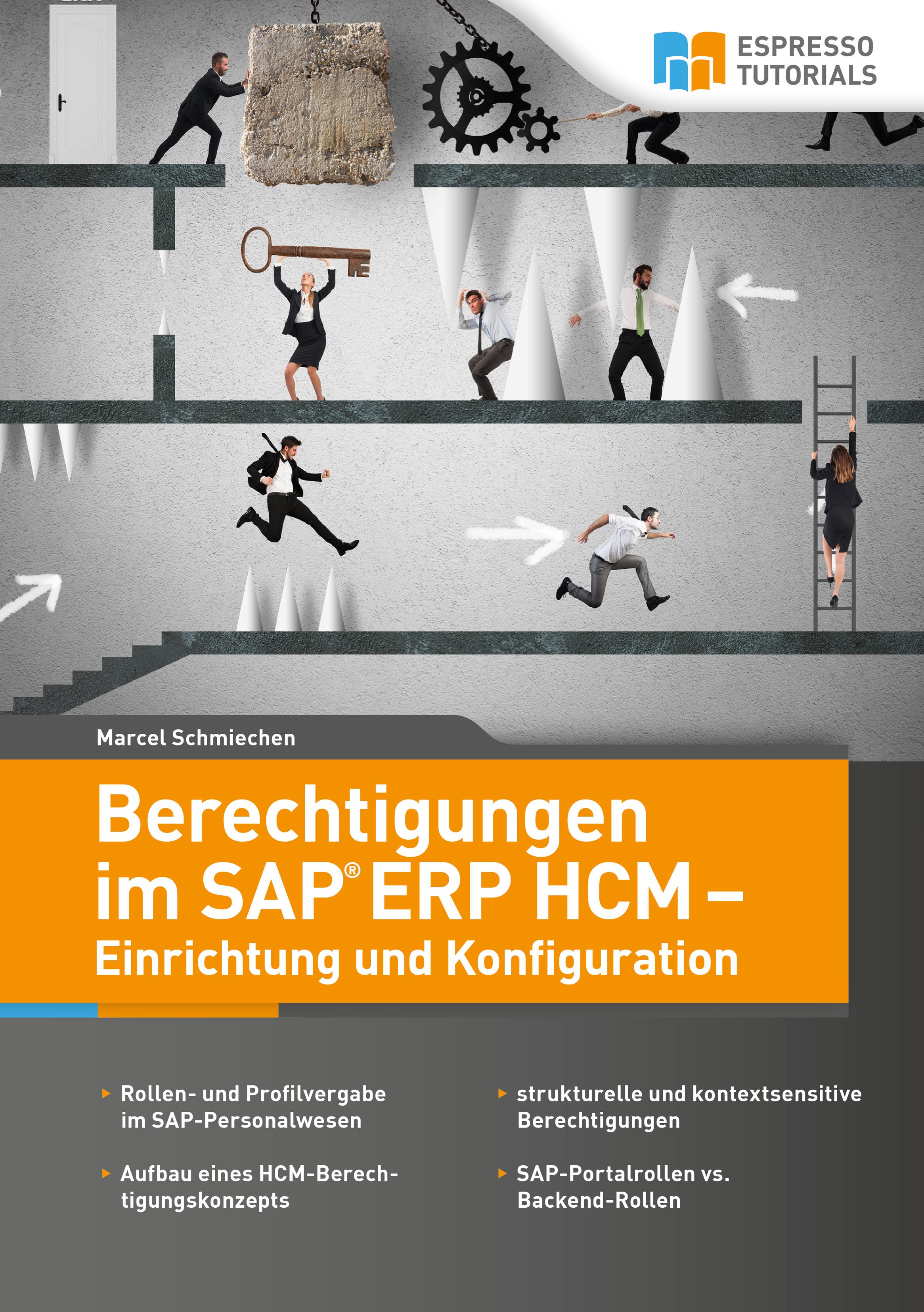 Vorderes Coverbild Berechtigungen im SAP ERP HCM - Einrichtung und Konfiguration