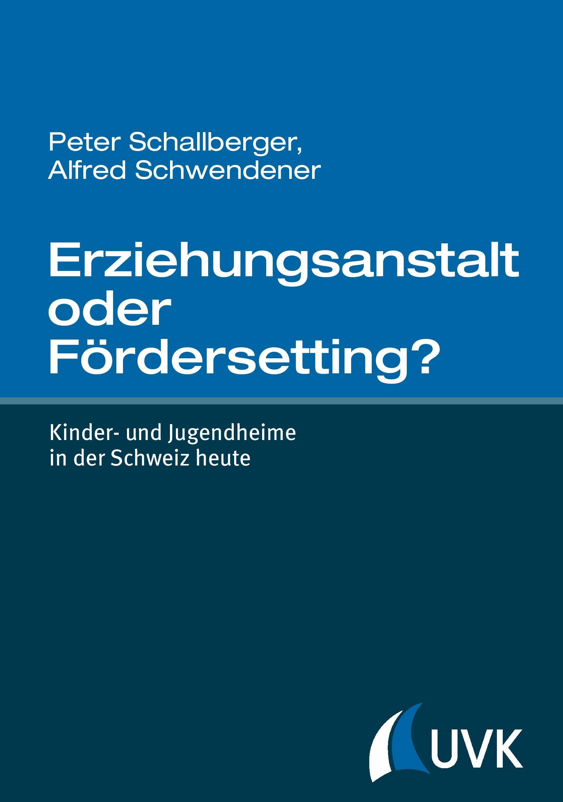Vorderes Coverbild Erziehungsanstalt oder Fördersetting?