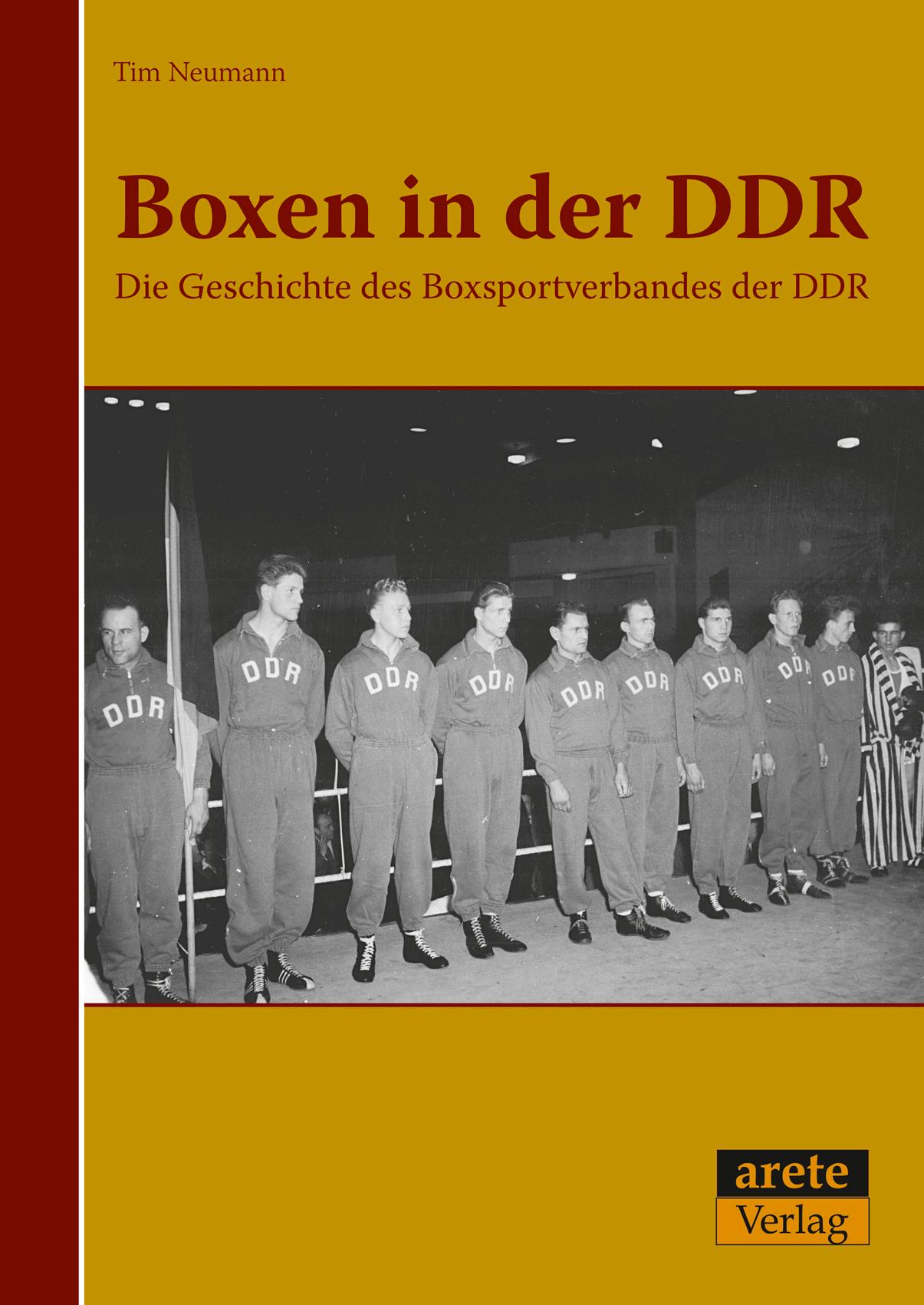 Vorderes Coverbild Boxen in der DDR