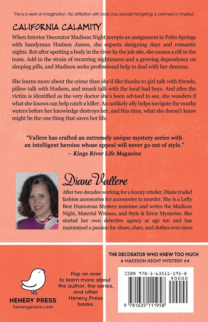 Rückseitencover THE DECORATOR WHO KNEW TOO MUCH