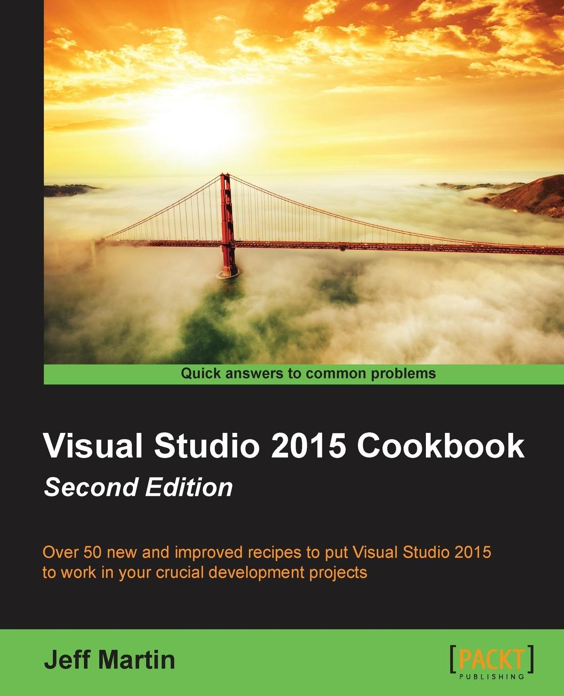Vorderes Coverbild Visual Studio 2015 Cookbook