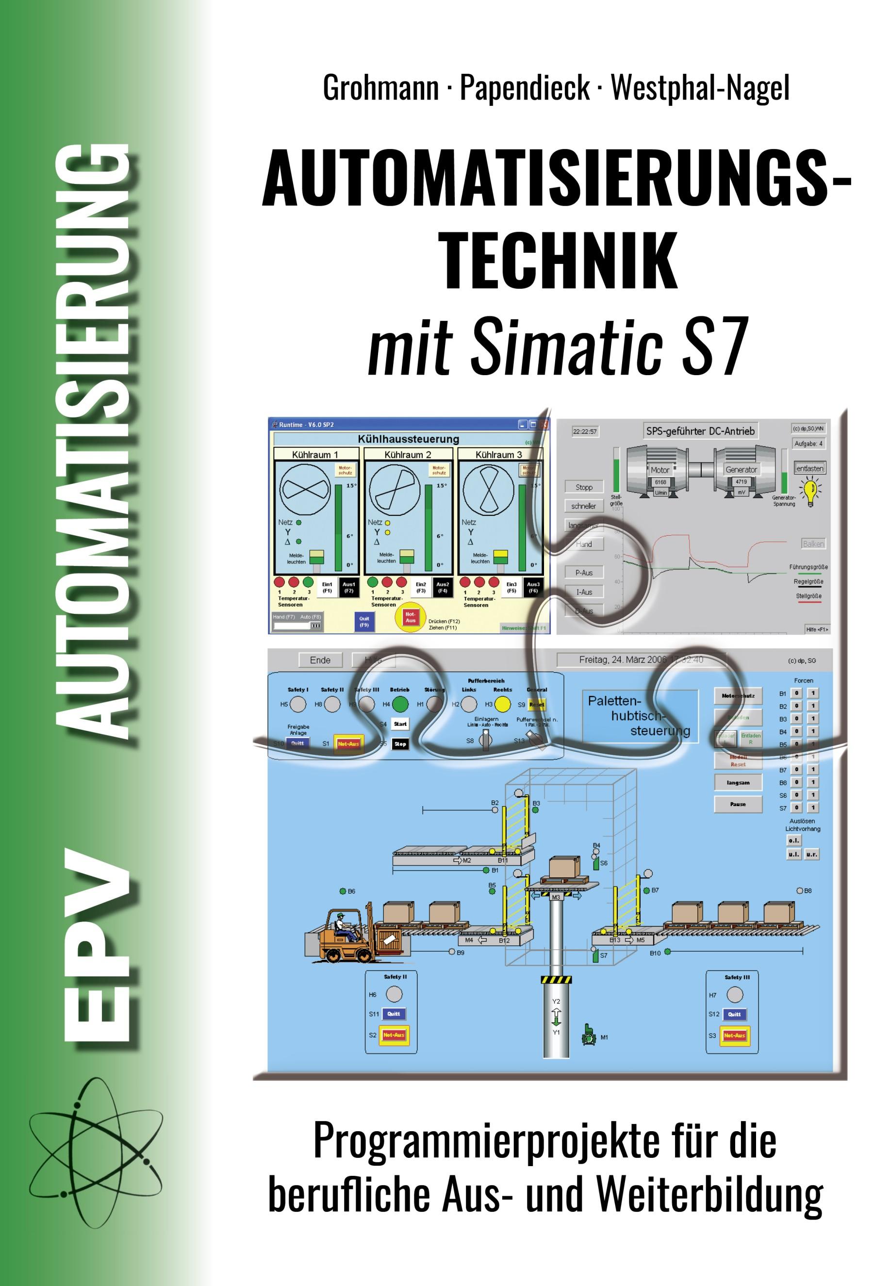 Vorderes Coverbild Automatisierungstechnik mit Simatic S7