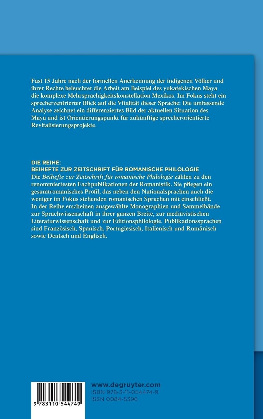 Rückseitencover Indigene Sprachen in Mexiko