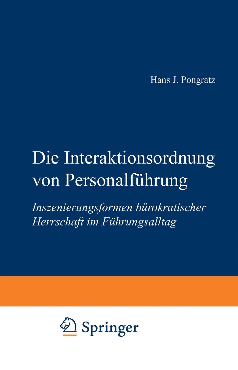 Vorderes Coverbild Die Interaktionsordnung von Personalführung