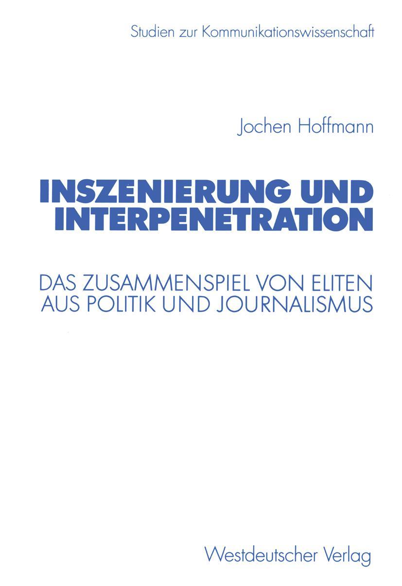Vorderes Coverbild Inszenierung und Interpenetration