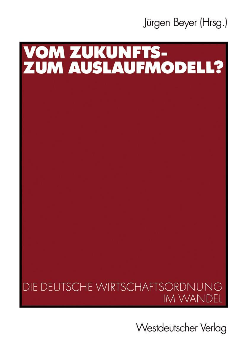Vorderes Coverbild Vom Zukunfts- zum Auslaufmodell?