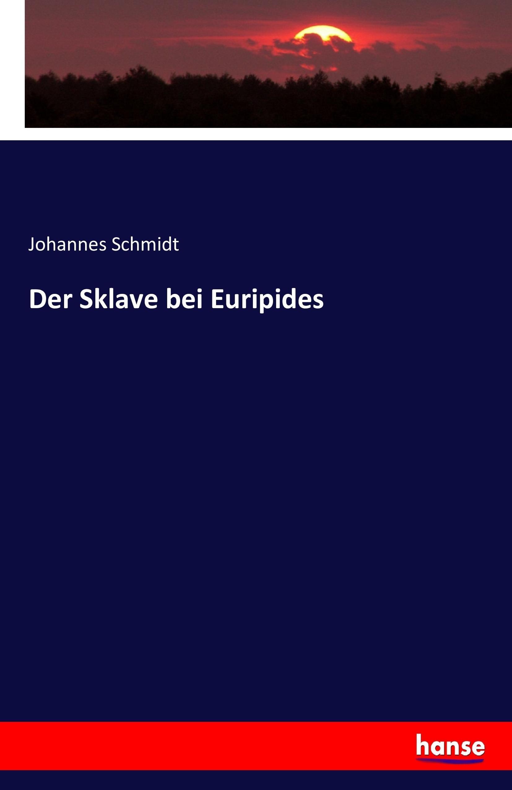 Vorderes Coverbild Der Sklave bei Euripides