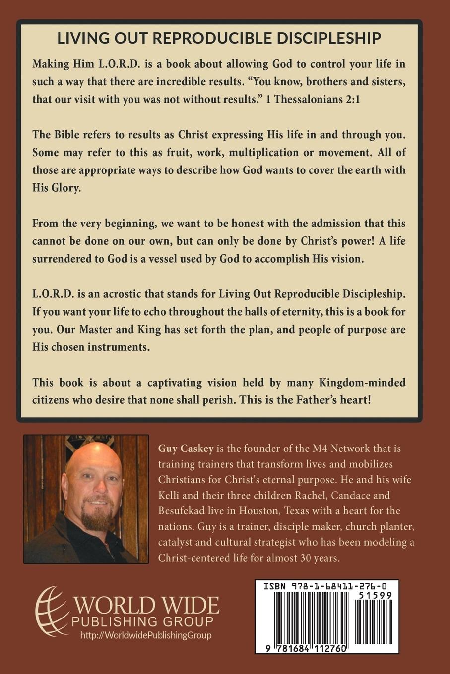 Rückseitencover Making Him L.O.R.D.