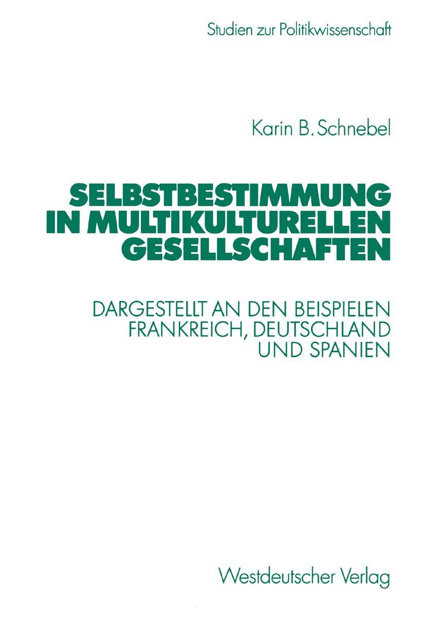Vorderes Coverbild Selbstbestimmung in multikulturellen Gesellschaften