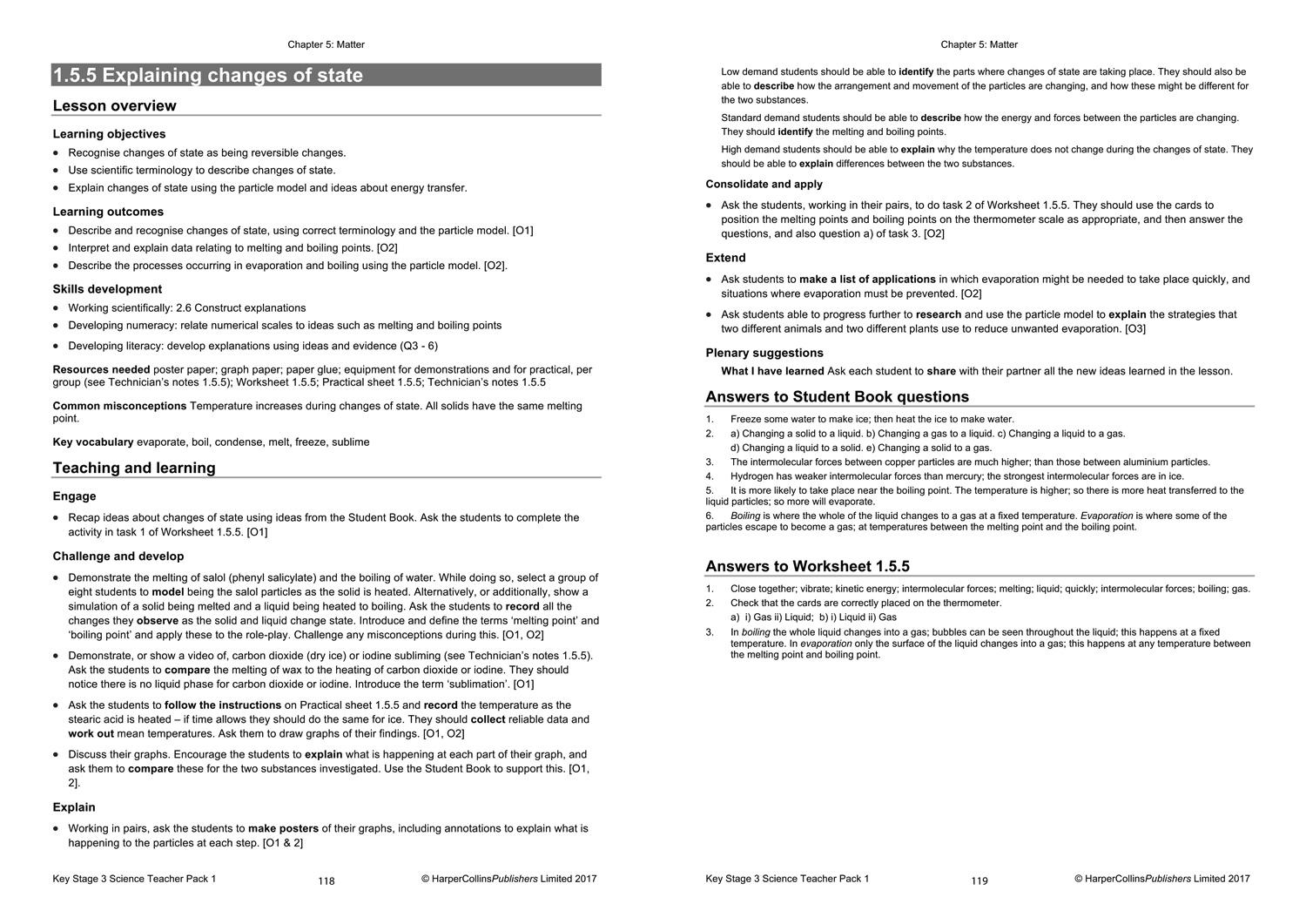 Beispielinhalt (Bild) Aqa Ks3 Science - Aqa Ks3 Science Teacher Guide Part 1
