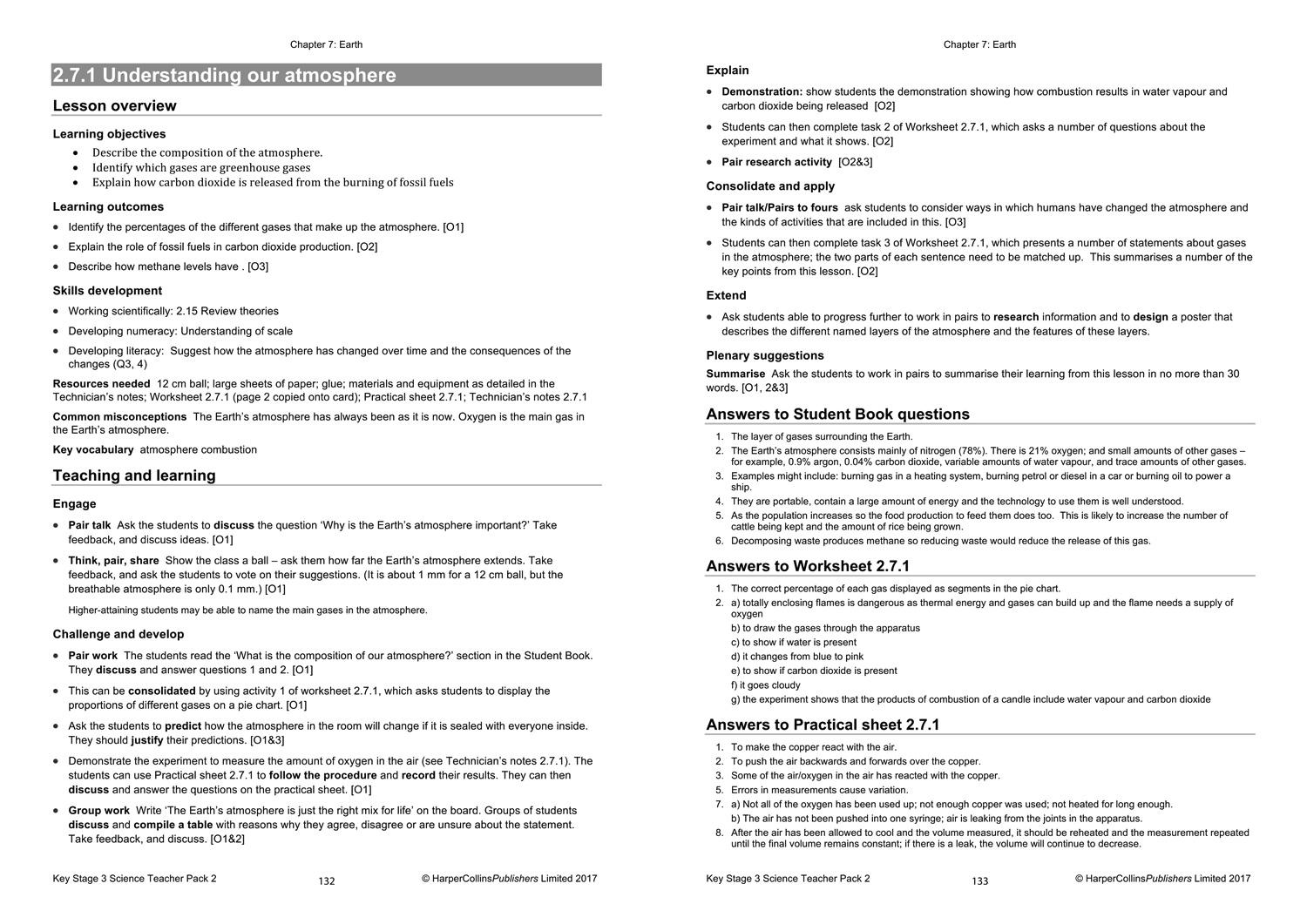 Beispielinhalt (Bild) Aqa Ks3 Science - Aqa Ks3 Science Teacher Guide Part 2