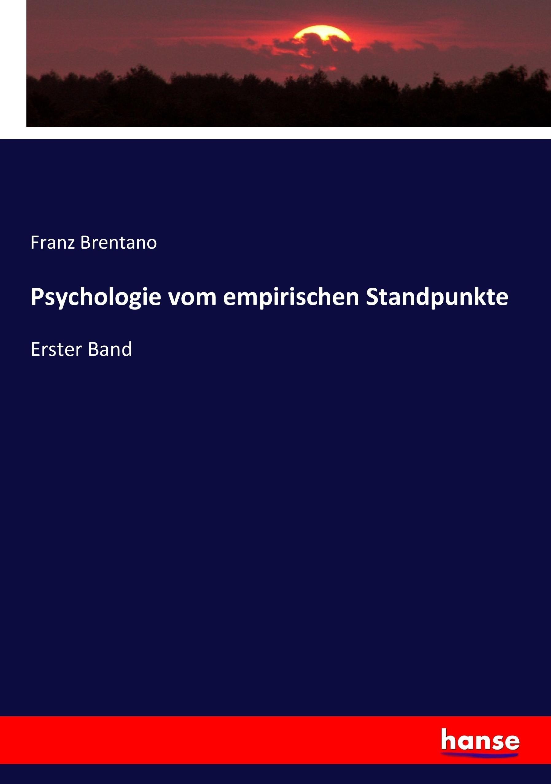 Vorderes Coverbild Psychologie vom empirischen Standpunkte