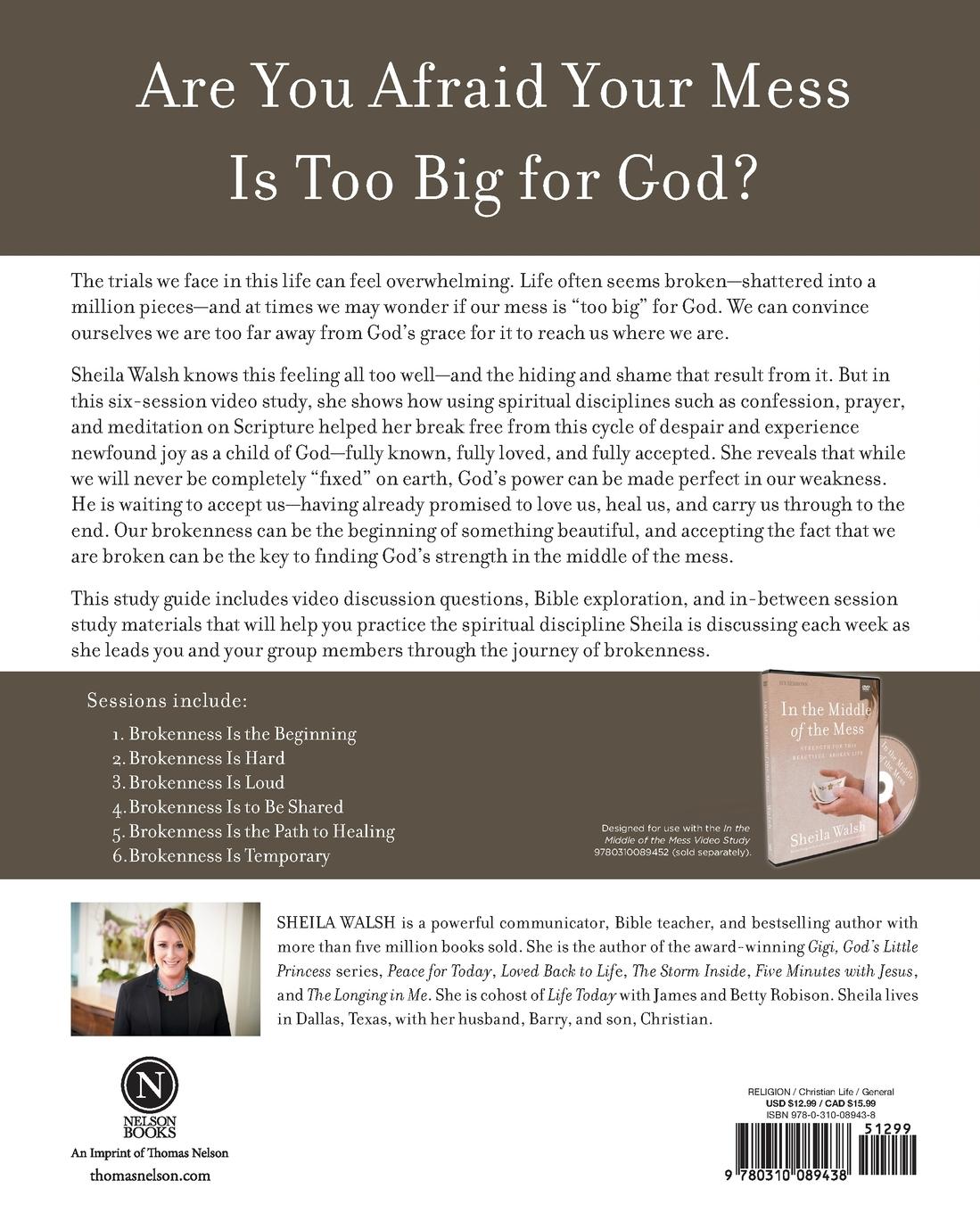 Rückseitencover A In the Middle of the Mess Bible Study Guide