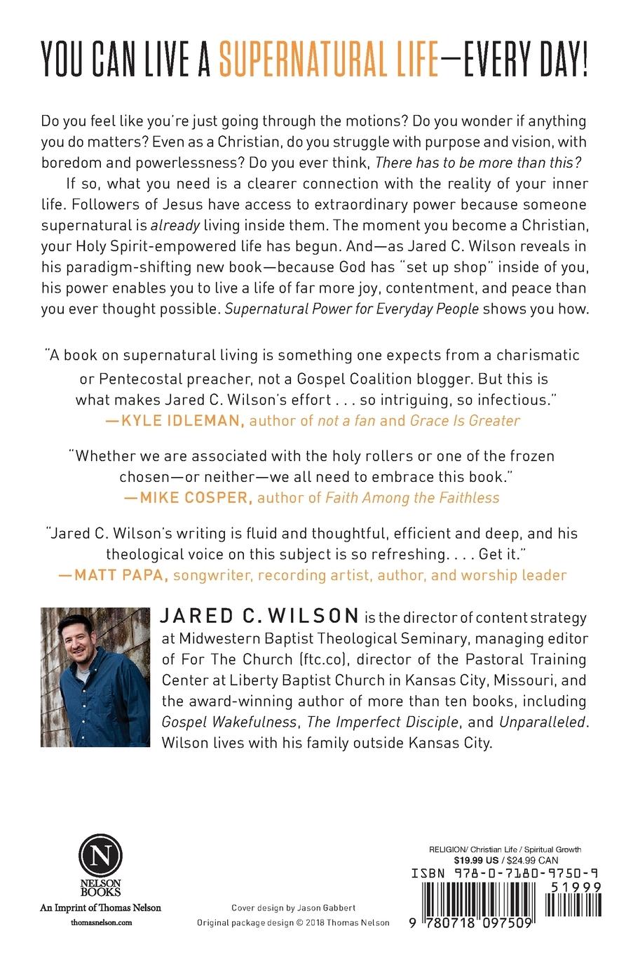 Rückseitencover Supernatural Power for Everyday People