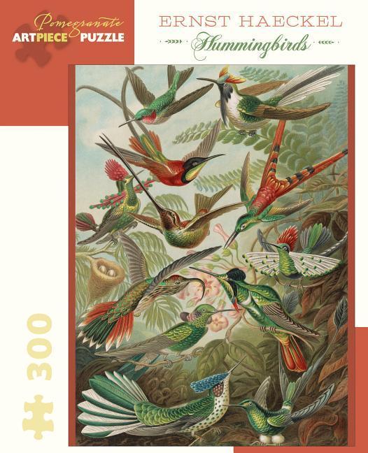 Vorderes Coverbild Ernst Haeckel Hummingbirds 300 Piece Jigsaw Puzzle