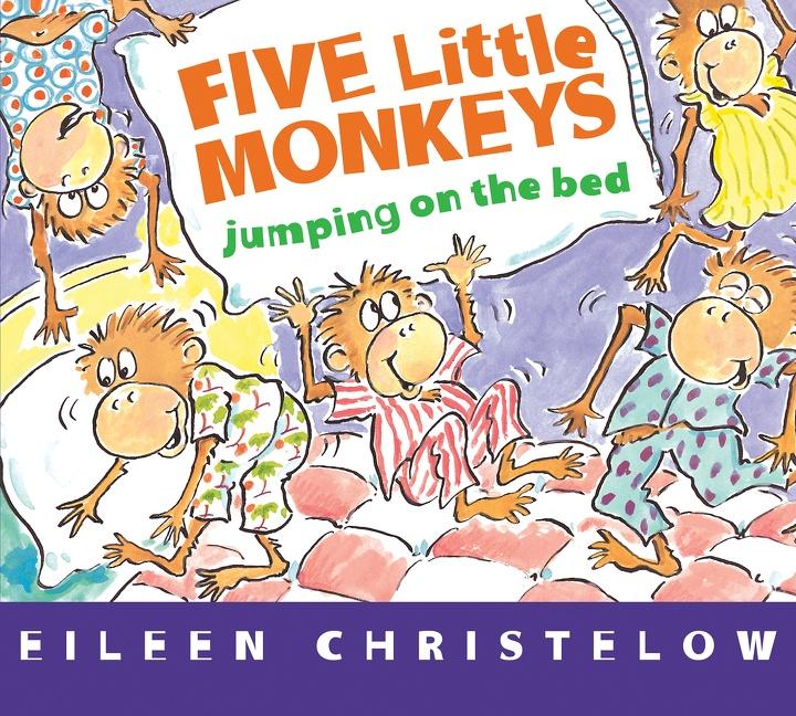Vorderes Coverbild Five Little Monkeys Jumping on the Bed Board Book