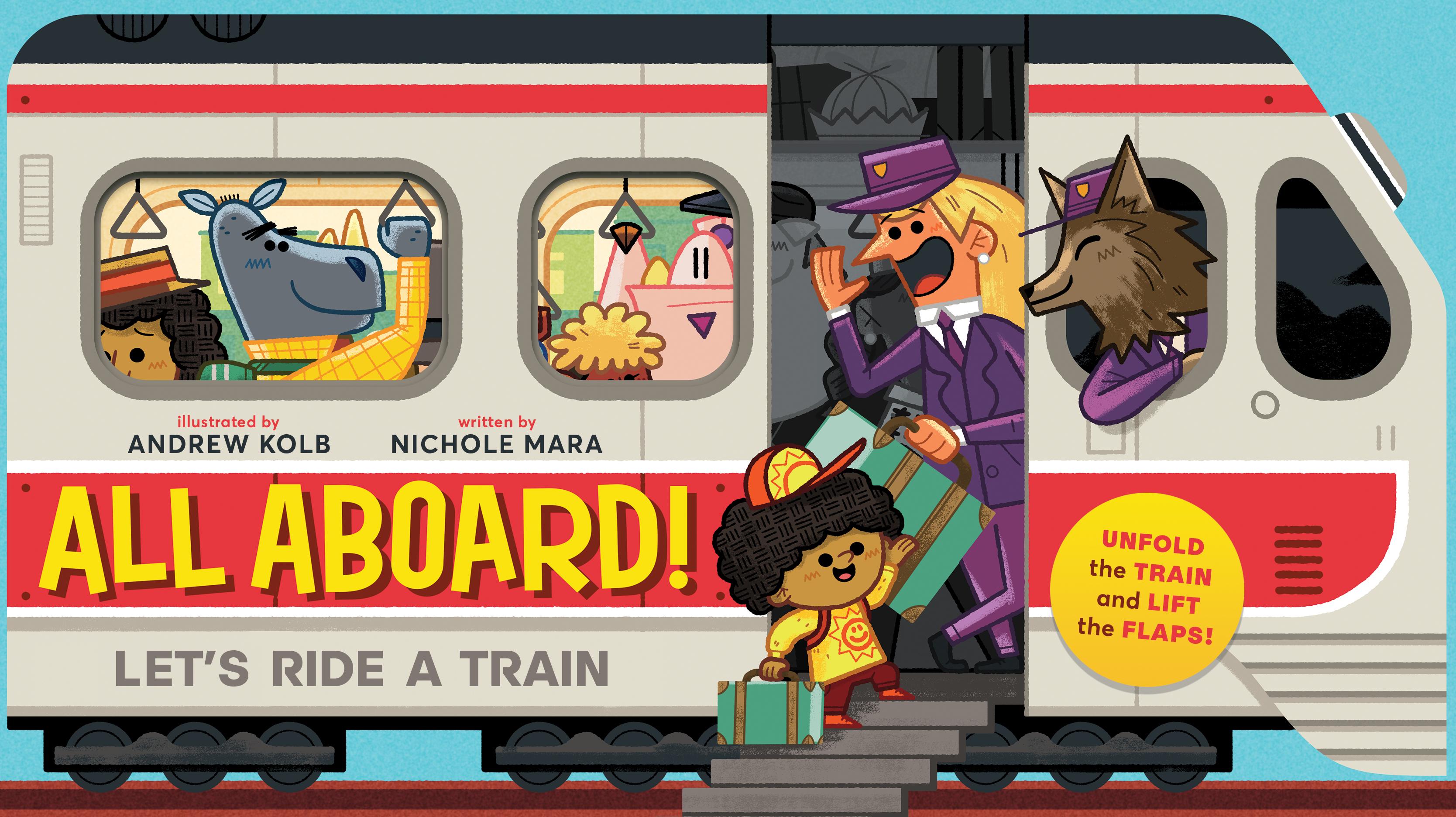Vorderes Coverbild All Aboard! (an Abrams Extend-A-Book)