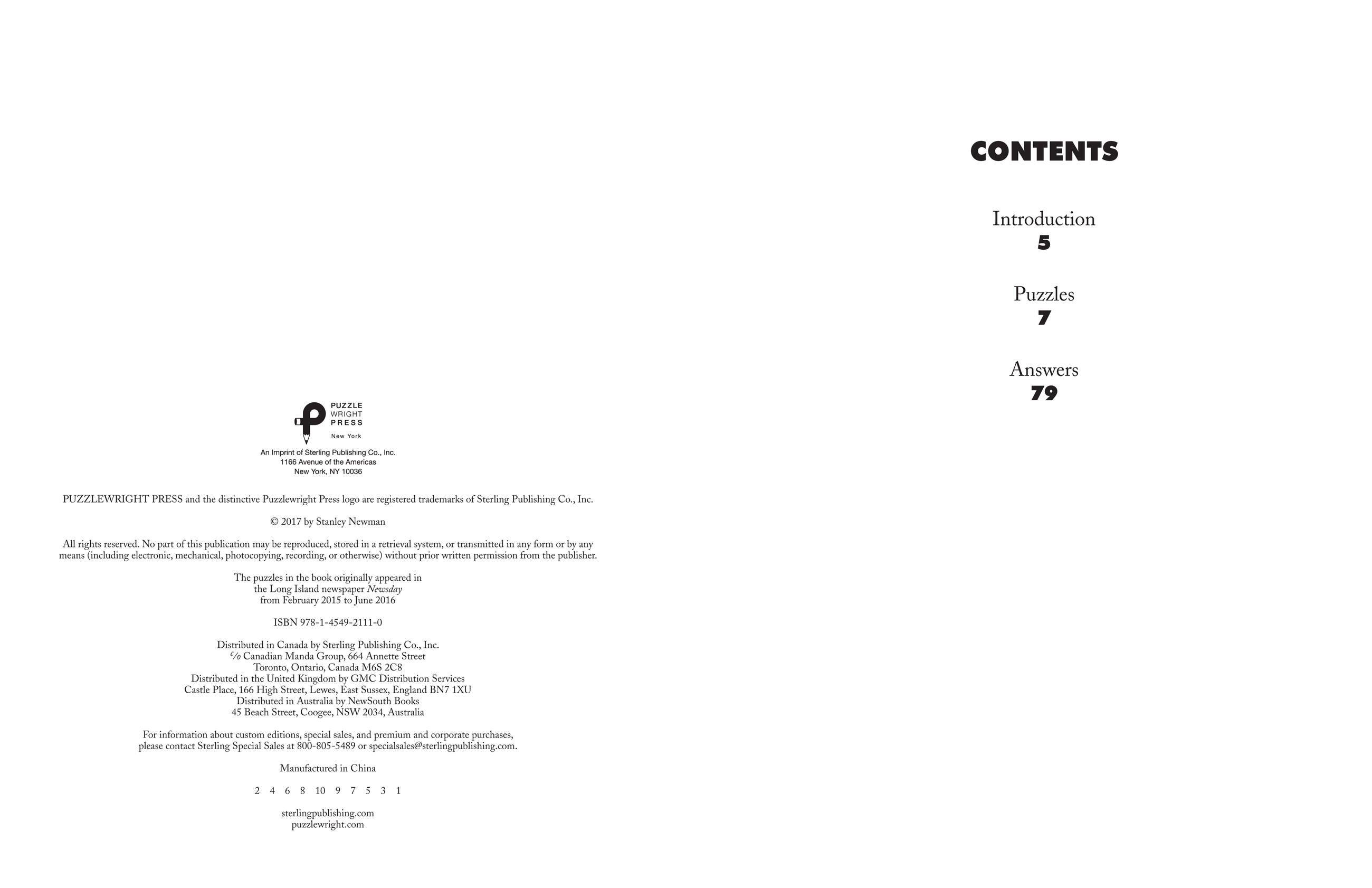 Beispielinhalt (Bild) Sunday Morning Crosswords