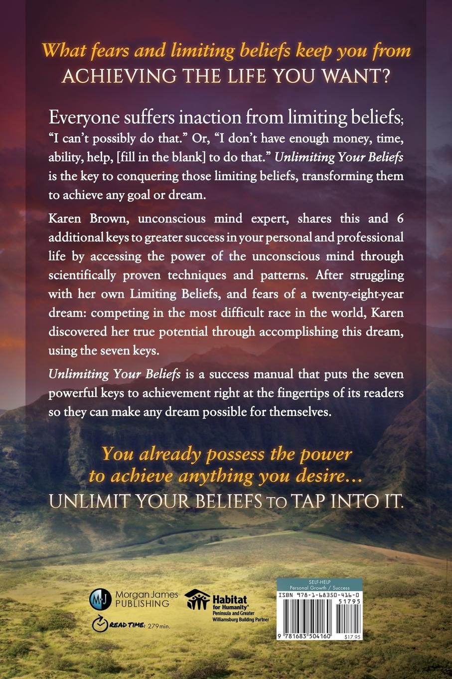 Rückseitencover Unlimiting Your Beliefs