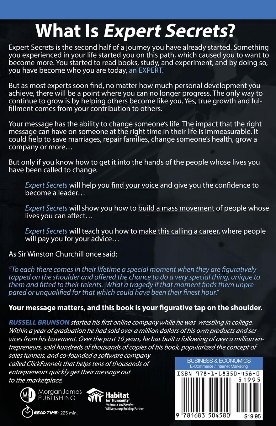 Rückseitencover Expert Secrets