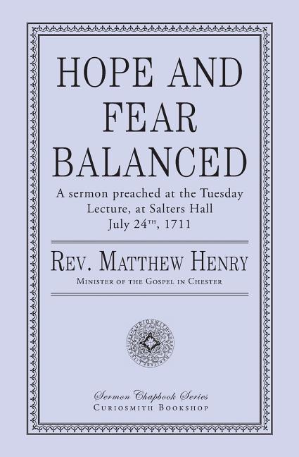Vorderes Coverbild Hope and Fear Balanced