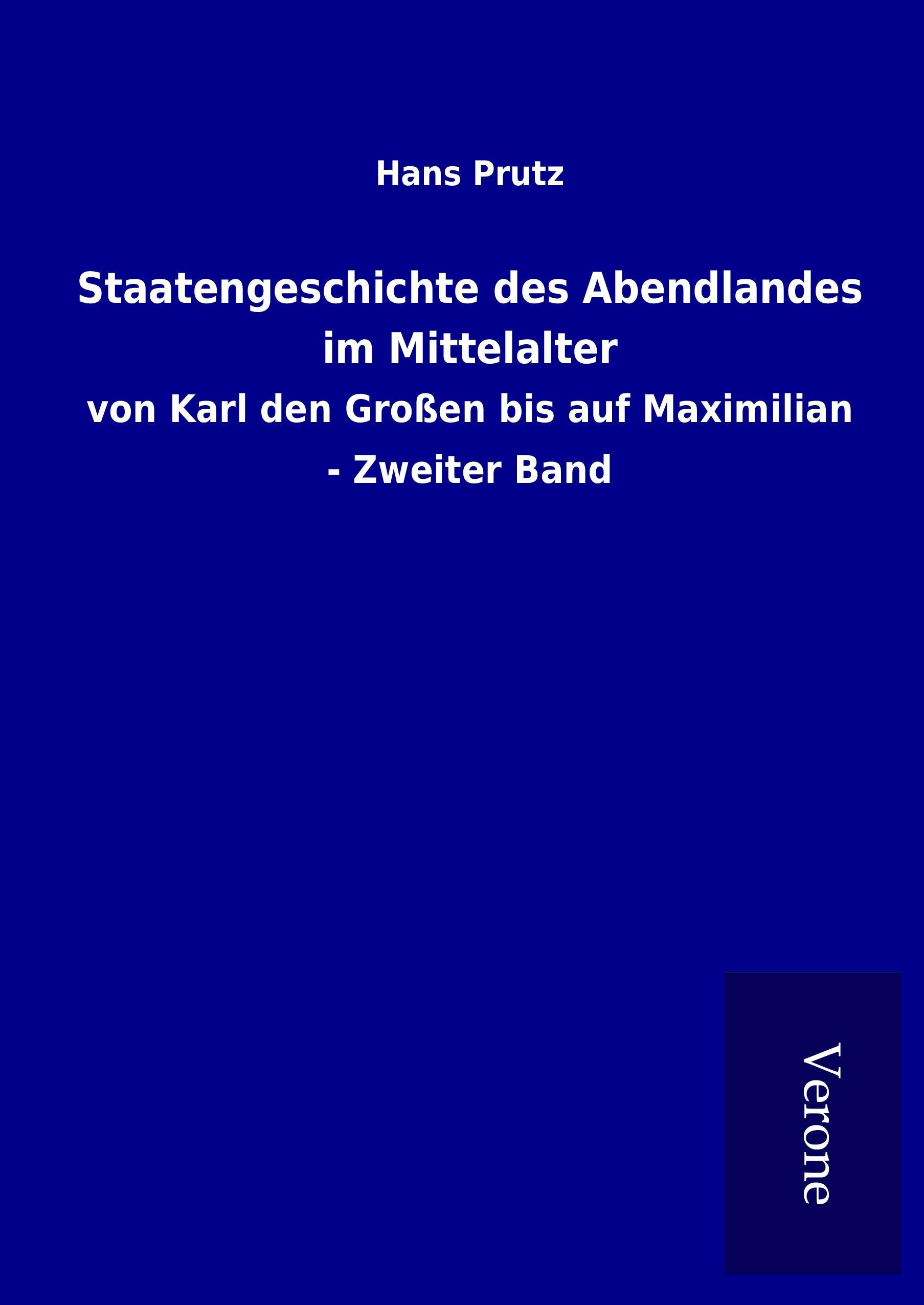 Vorderes Coverbild Staatengeschichte des Abendlandes im Mittelalter