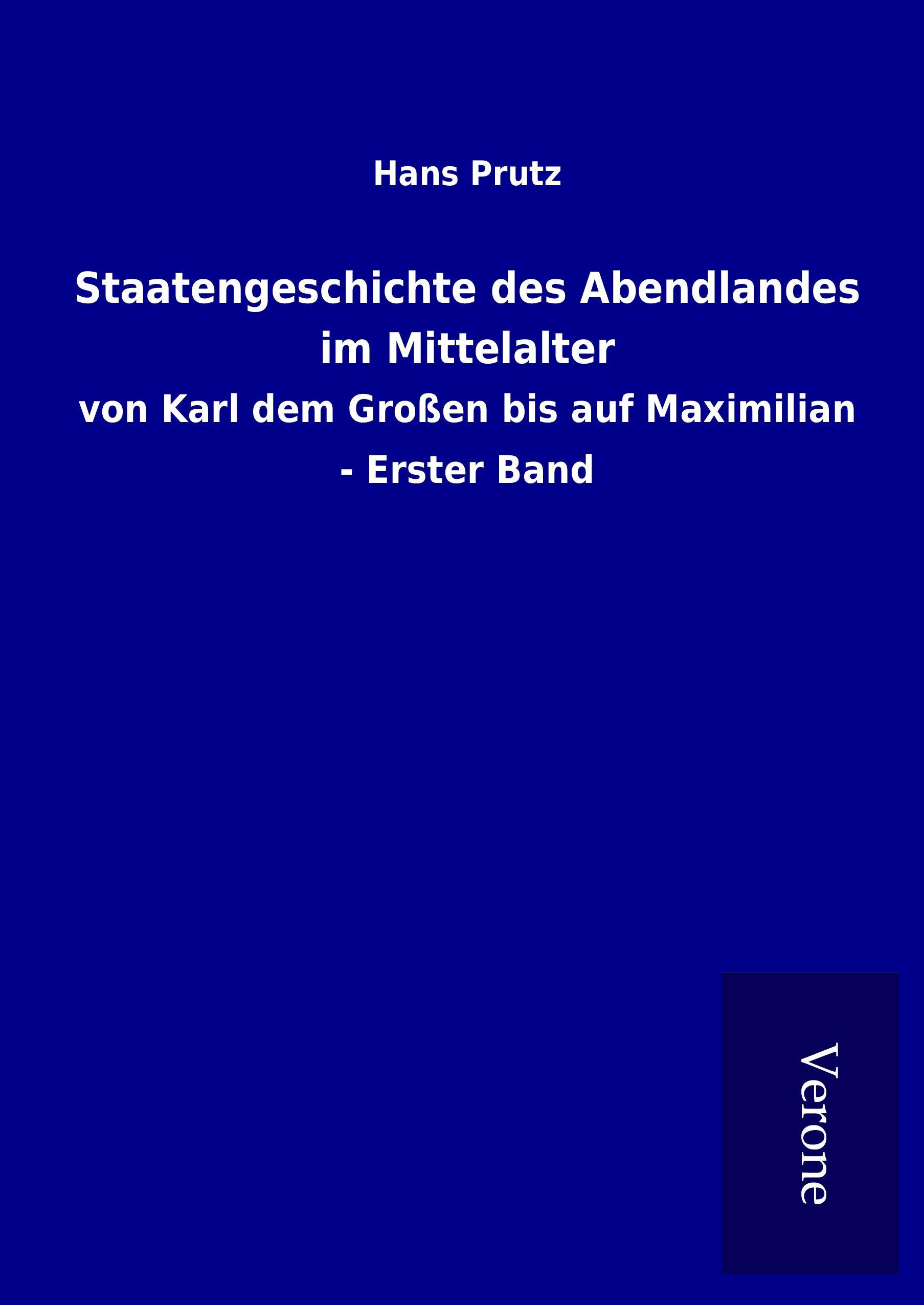 Vorderes Coverbild Staatengeschichte des Abendlandes im Mittelalter